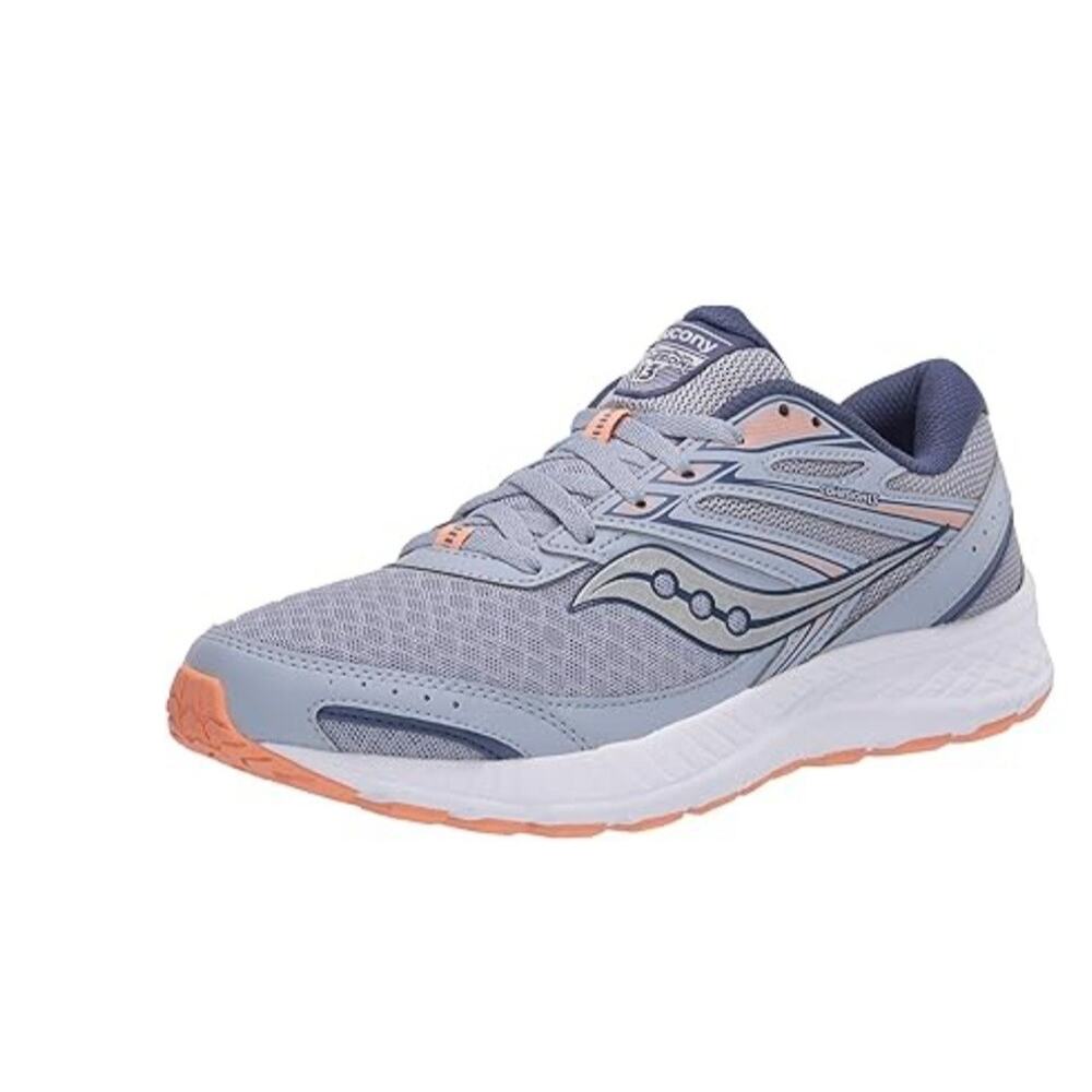 Saucony Versafoam Cohesion 13 Running Shoes Women's Blue Mist/Melon Sz 8